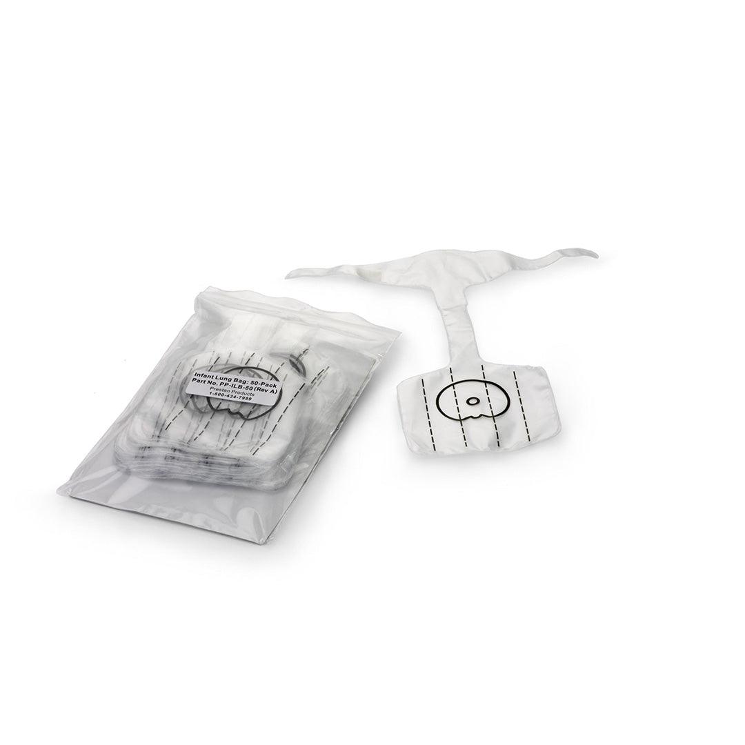 PRESTAN Professional Infant Face-Shield/Lung-Bags, 50-Pack