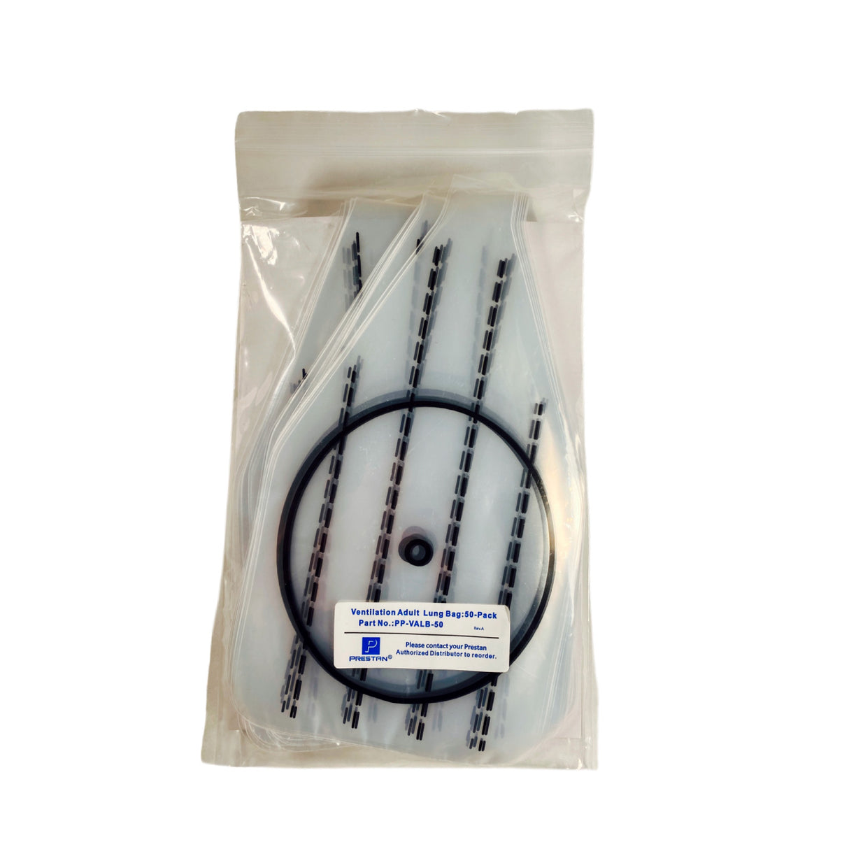 PRESTAN Professional Adult Series 2000 Face-Shield/Lung-Bags, 50-Pack