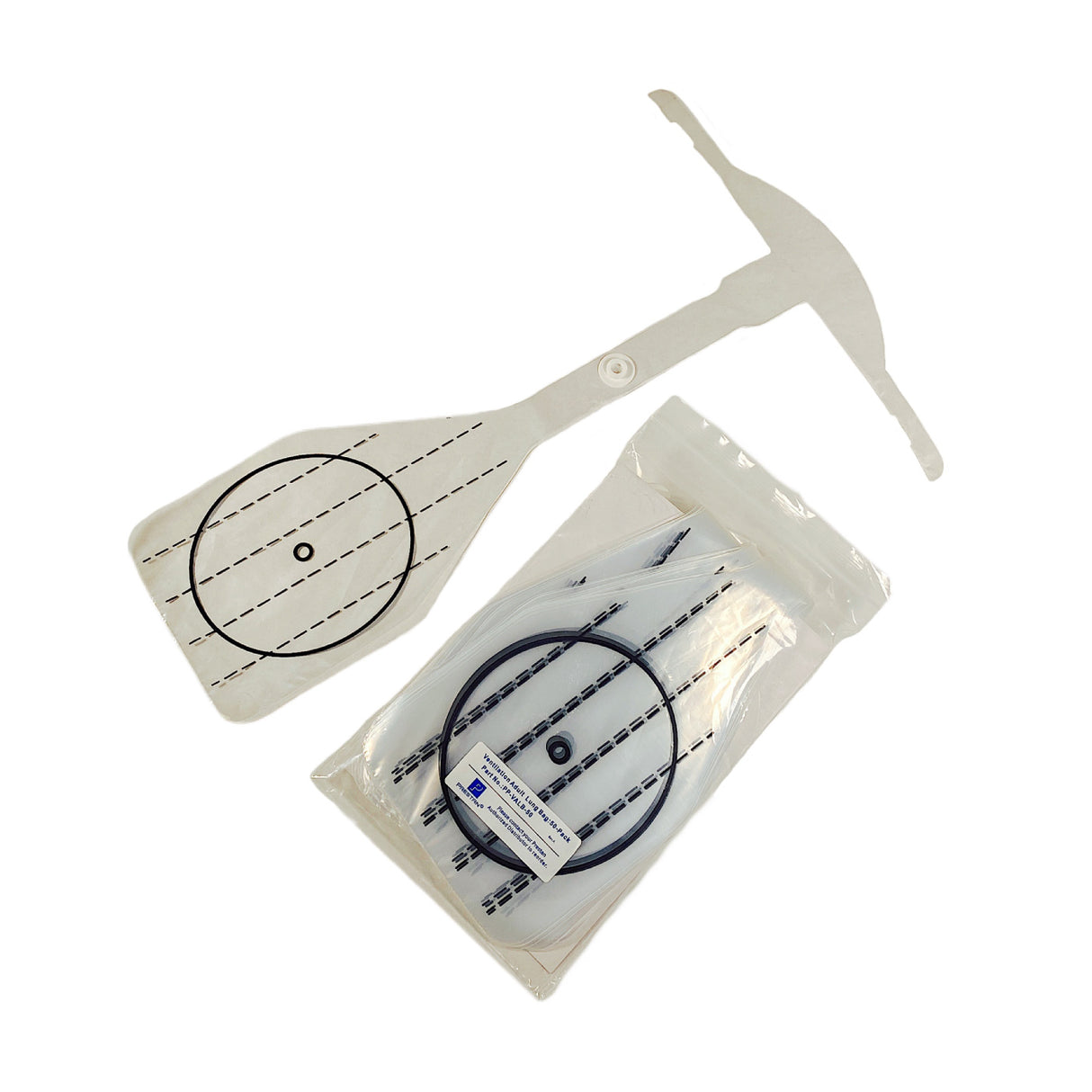 PRESTAN Professional Adult Series 2000 Face-Shield/Lung-Bags, 50-Pack