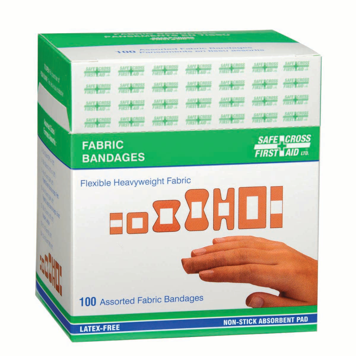Fabric Adhesive Bandages, Assorted Sizes