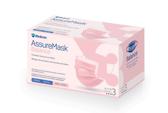 Masque médical de procédure avec attache pour oreilles, ASTM niveau 3