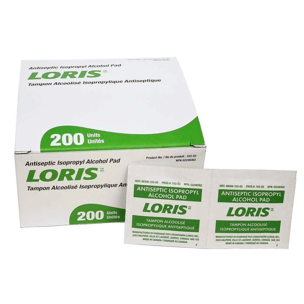 LORIS Isopropyl Alcohol Antiseptic Swabs