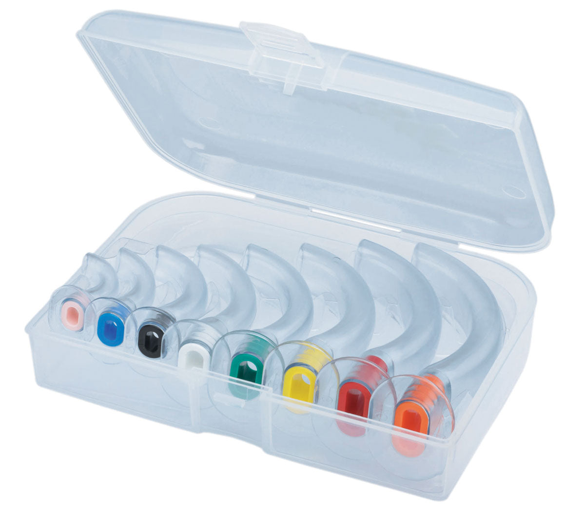 Guedel Airway Kit In Plastic Case - Set of 8