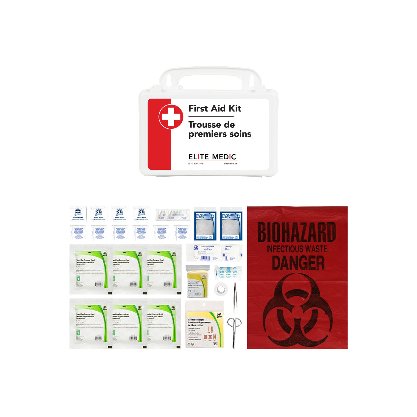 Sportsmedicine 131-140 セット Personal First Aid Kit - Type 1 - CSA Z1220-17 – Elite Medic