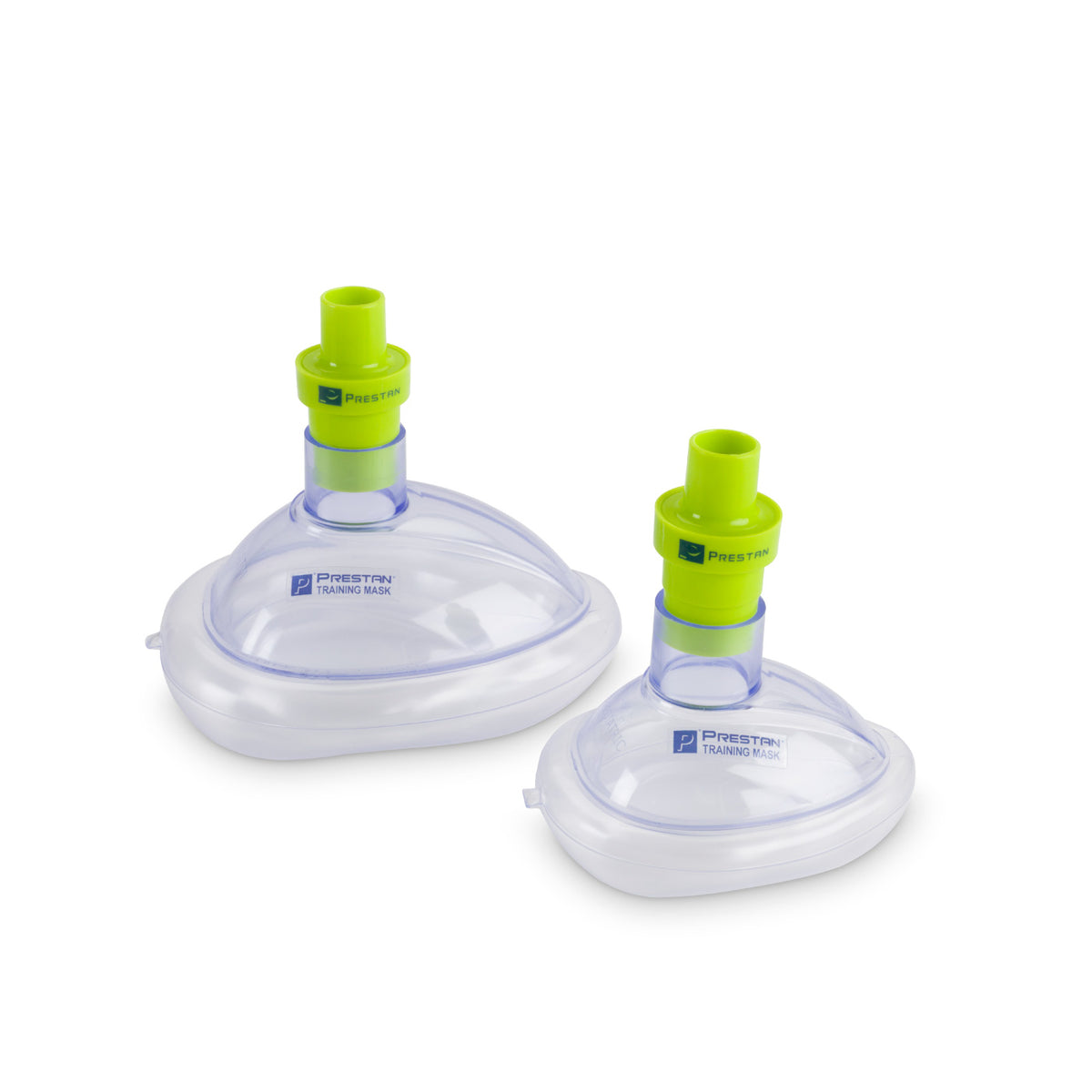 PRESTAN CPR Training Face Mask, 10-Pack with Rescue Mask Adaptors (ind ...