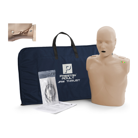 PRESTAN Professional Adult Jaw Thrust Manikin with CPR Feedback