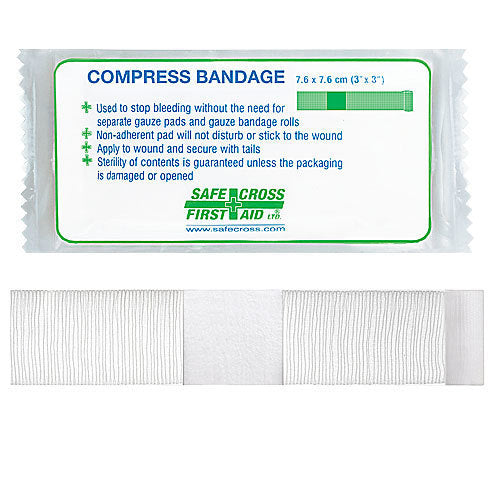 Bandage compressif, stérile